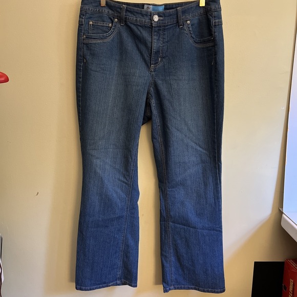 JMS Just My Size Boot Cut Medium Wash Womens Blue Jeans Sz 18W - Picture 6 of 16